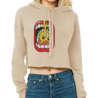 Pop Art Parody Cropped Hoodie | Artistshot