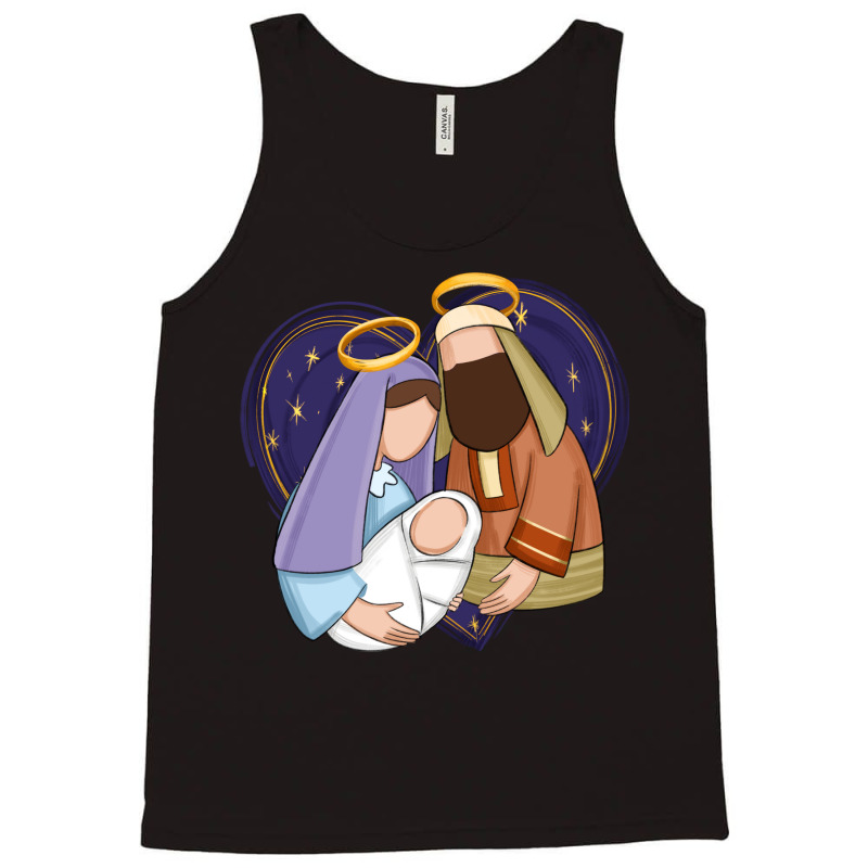 Holy Night Jesus Birth Tank Top | Artistshot