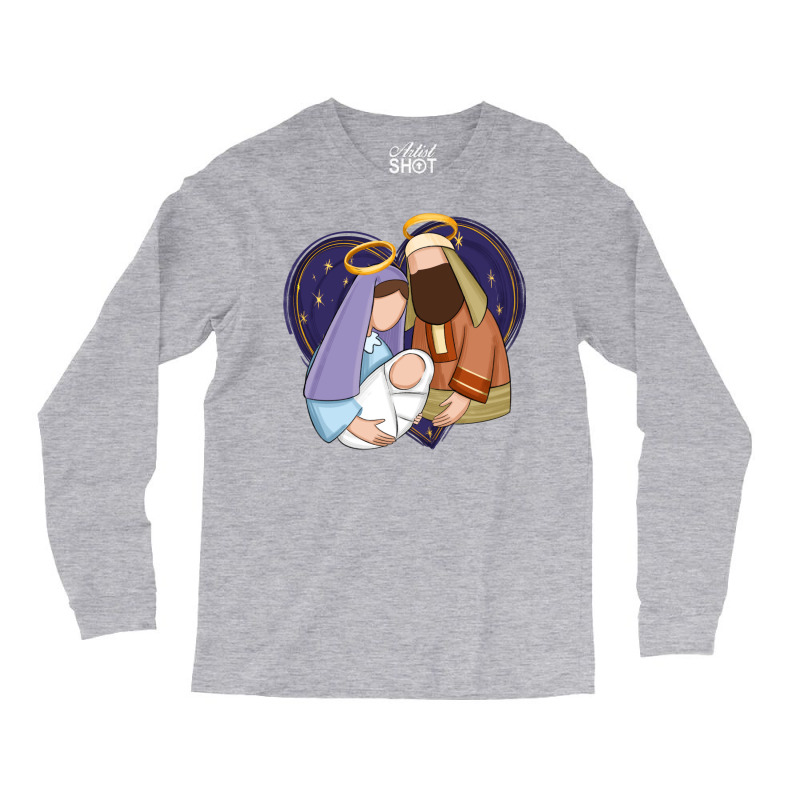 Holy Night Jesus Birth Long Sleeve Shirts | Artistshot