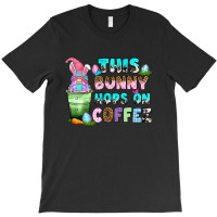 This Bunny Hops On Coffee T-shirt | Artistshot