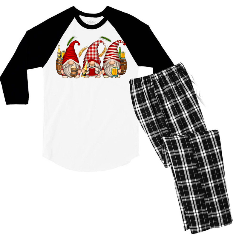 Beer Gnomes Men's 3/4 Sleeve Pajama Set | Artistshot