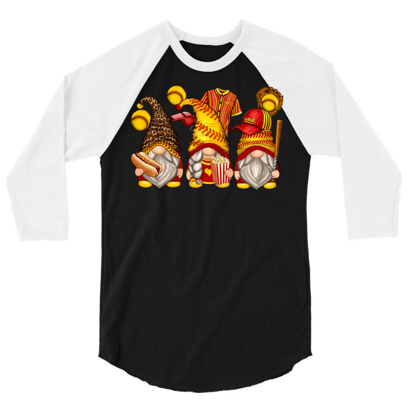 Softball Gnomes 3/4 Sleeve Shirt | Artistshot