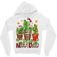 Christmas Cactus Feliz Navidad Zipper Hoodie | Artistshot