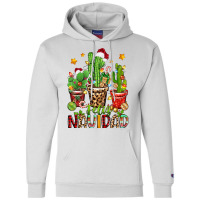 Christmas Cactus Feliz Navidad Champion Hoodie | Artistshot