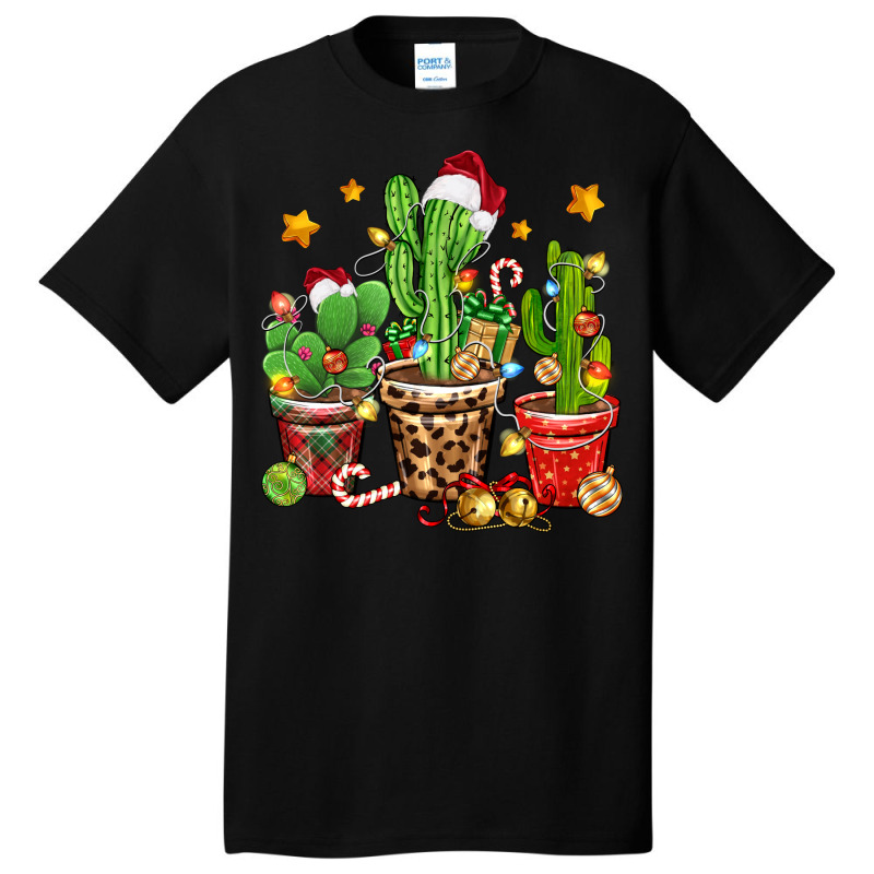 Christmas Cactus Basic T-shirt | Artistshot