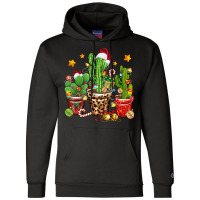 Christmas Cactus Champion Hoodie | Artistshot