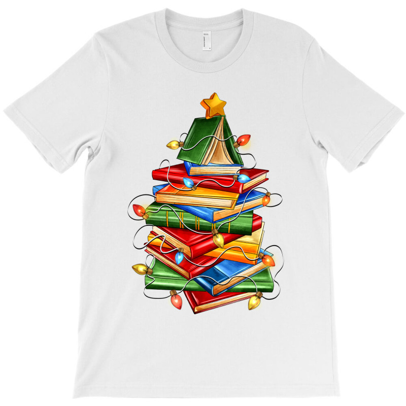 Book Christmas Tree T-shirt | Artistshot