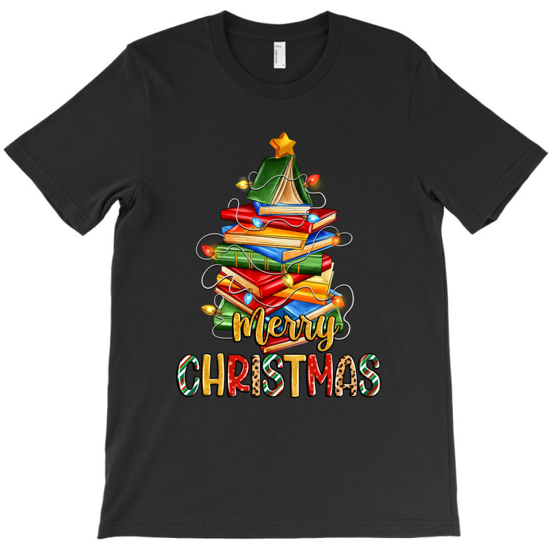 Book Christmas Tree Merry Christmas T-shirt | Artistshot