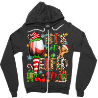 Let's Get Elfed Up Zipper Hoodie | Artistshot