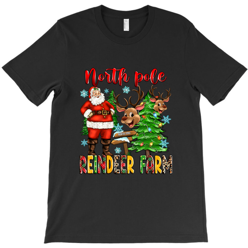 North Pole Reindeer Farm T-shirt | Artistshot