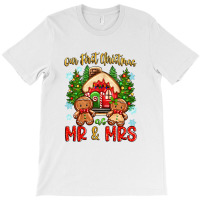 Our First Christmas As Mr And Mrs T-shirt | Artistshot