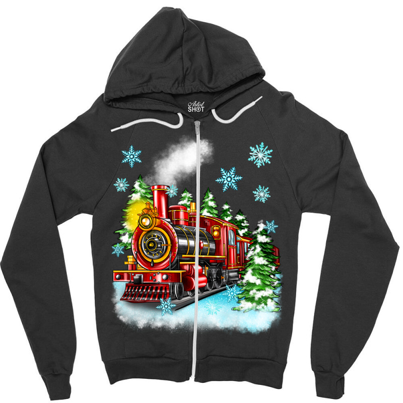 Christmas Polar Express Zipper Hoodie | Artistshot