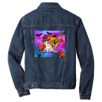 Halloween Unicorn Men Denim Jacket | Artistshot