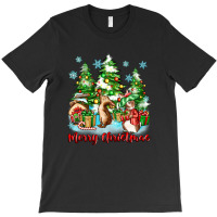 Merry Christmas Rabbits T-shirt | Artistshot