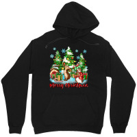 Merry Christmas Rabbits Unisex Hoodie | Artistshot