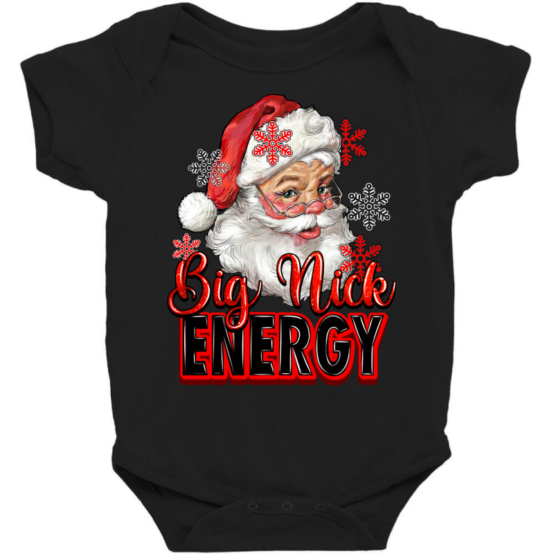 Big Nick Energy Santa Claus Baby Bodysuit | Artistshot