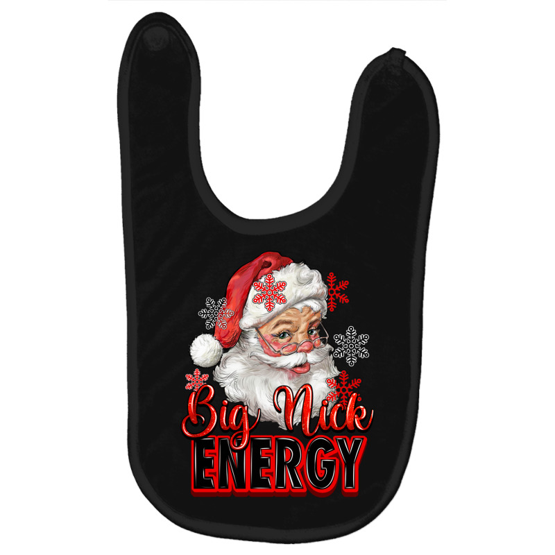 Big Nick Energy Santa Claus Baby Bibs | Artistshot