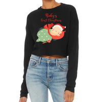 Baby's Fisrt Christmas Cropped Sweater | Artistshot