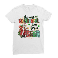 The Most Wonderful Time For A Beer Ladies Fitted T-shirt | Artistshot