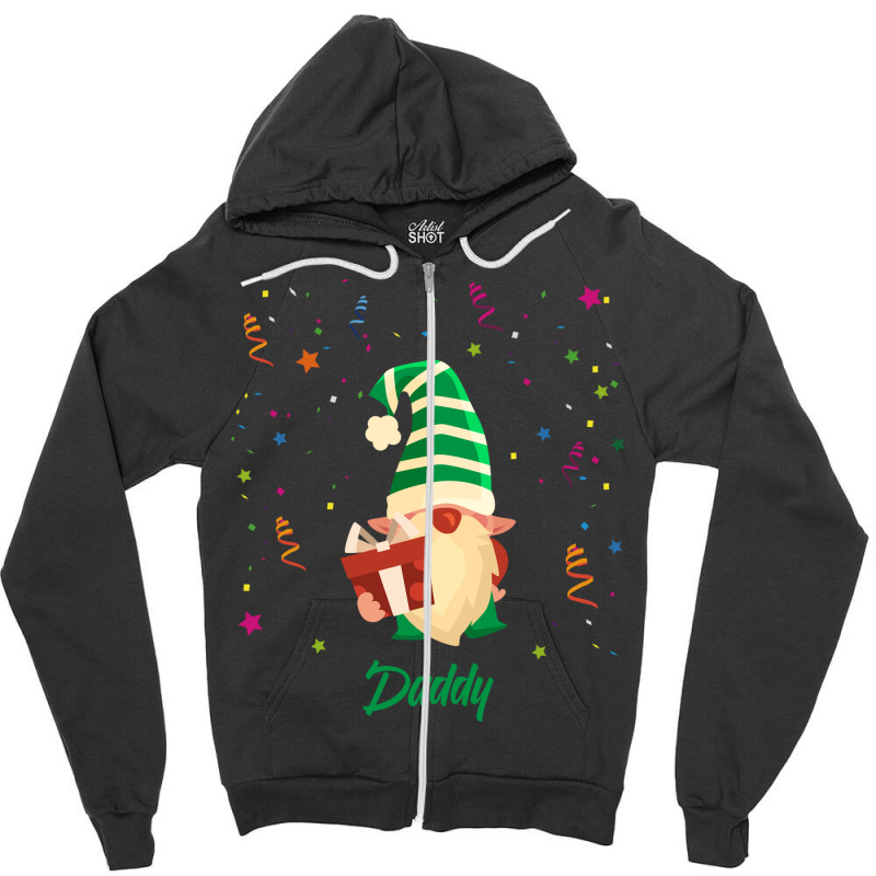 Daddy Gnome Zipper Hoodie by ŞEN | Artistshot