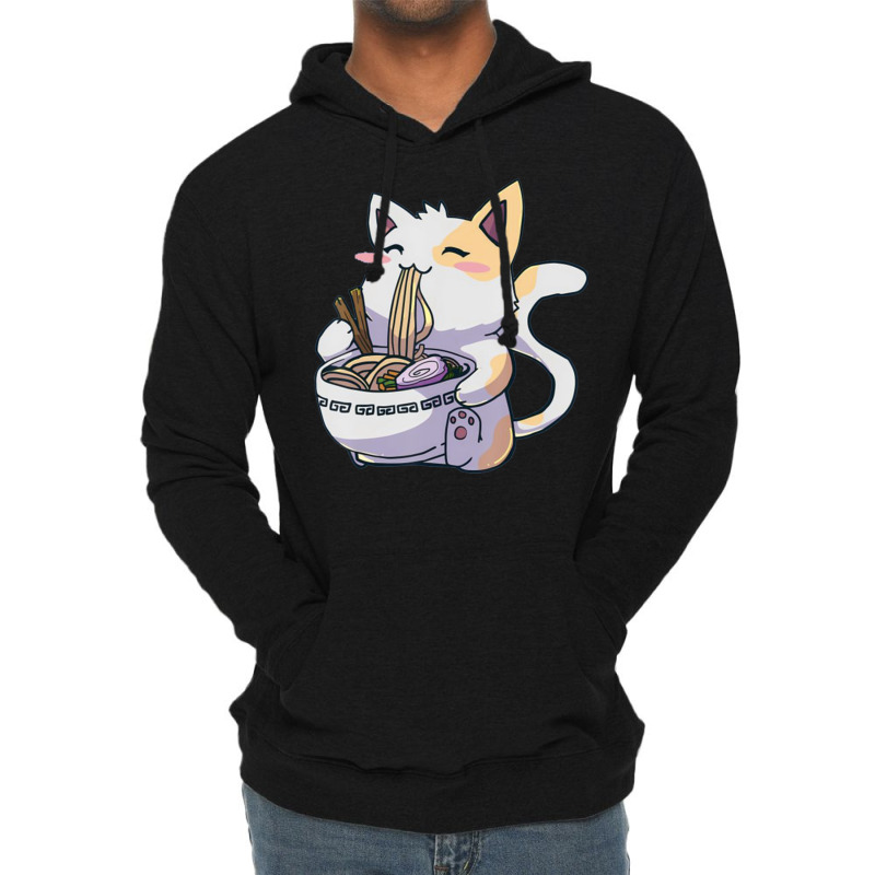 Noodles Cat Kawaii Lightweight Hoodie | Artistshot