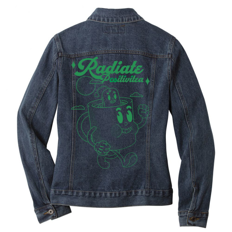 Radiate Positivitea Ladies Denim Jacket | Artistshot