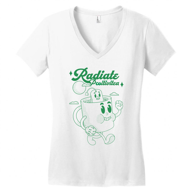 Radiate Positivitea Women's V-neck T-shirt | Artistshot