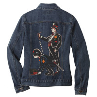 Parody Cop Political Ladies Denim Jacket | Artistshot