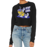 Parody Pop Art Funny Cartoon Cropped Sweater | Artistshot