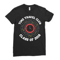 Time Travel Club Class Of 3018 Ladies Fitted T-shirt | Artistshot