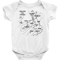 Uk Weather Map Baby Bodysuit | Artistshot