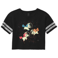 Space Unicorn Scorecard Crop Tee | Artistshot