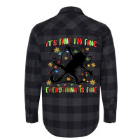 It's Fine I'm Fine Everything Is Fine Flannel Shirt | Artistshot