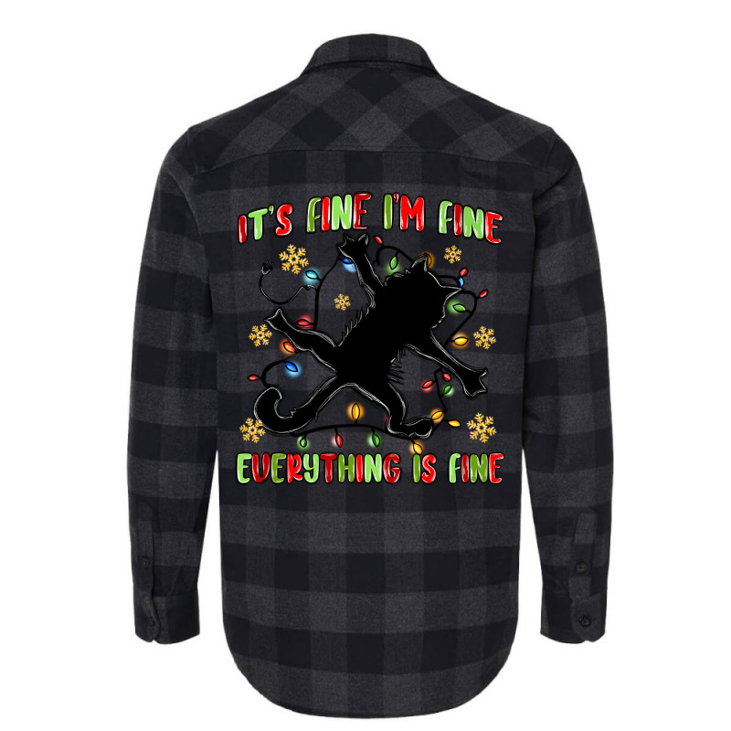 It's Fine I'm Fine Everything Is Fine Flannel Shirt | Artistshot