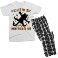 It's Fine I'm Fine Everything Is Fine Men's T-shirt Pajama Set | Artistshot