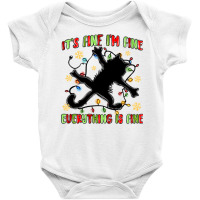 It's Fine I'm Fine Everything Is Fine Baby Bodysuit | Artistshot