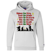 Jesus And Family Belive Like Mary Champion Hoodie | Artistshot