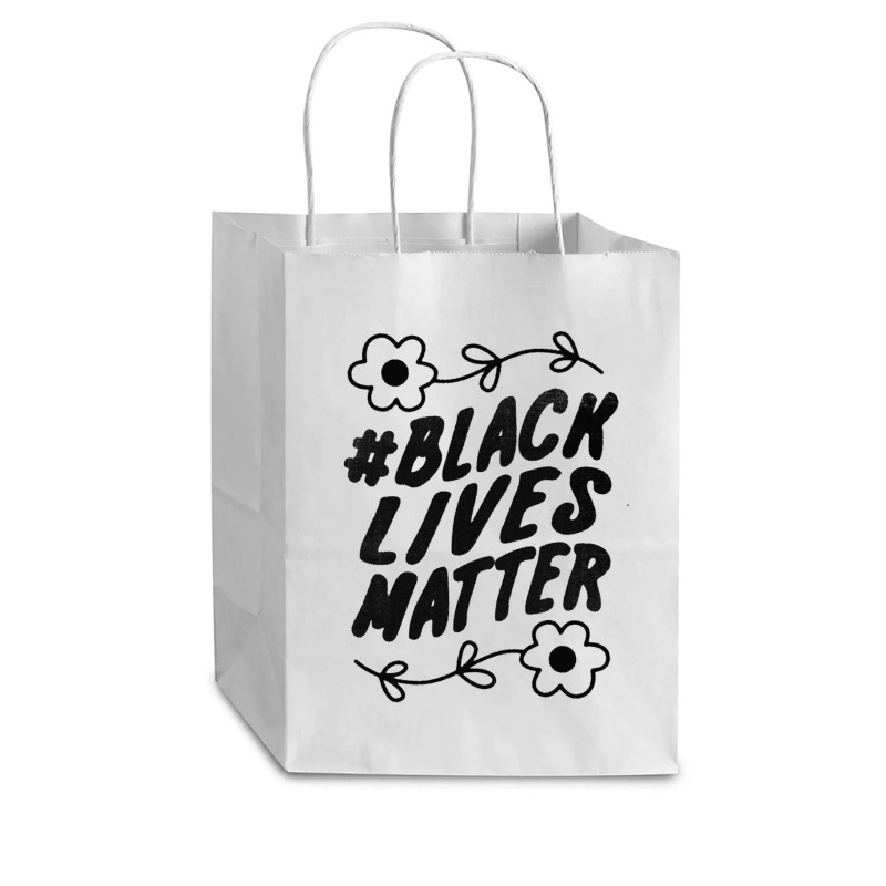 Black Live Is Matter Cub Paper Bag - 8 X 4 1/2 X 10 1/4 | Artistshot