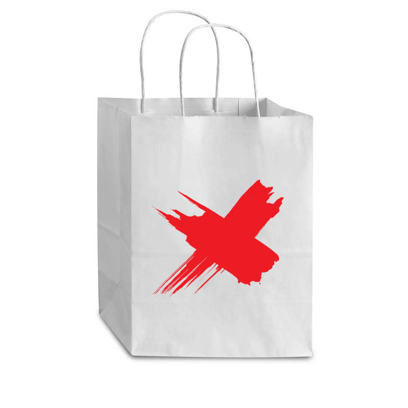 Red X Cub Paper Bag - 8 X 4 1/2 X 10 1/4 | Artistshot