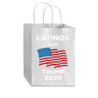 Latinos For Trump 2020 Cub Paper Bag - 8 X 4 1/2 X 10 1/4 | Artistshot