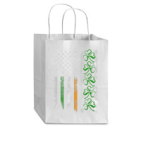 Irish American Ireland Flag Shamrock Cub Paper Bag - 8 X 4 1/2 X 10 1/4 | Artistshot