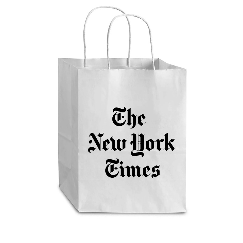 New York Times Cub Paper Bag - 8 X 4 1/2 X 10 1/4 | Artistshot