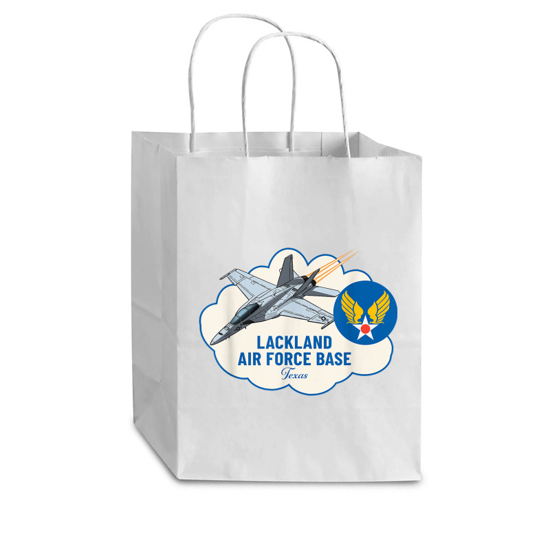 Lackland Afb Air Force Base Texas Tx Veterans T Shirt Cub Paper Bag - 8 X 4 1/2 X 10 1/4 | Artistshot