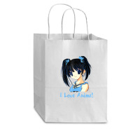 I Love Anime! Anime Girl Cub Paper Bag - 8 X 4 1/2 X 10 1/4 | Artistshot