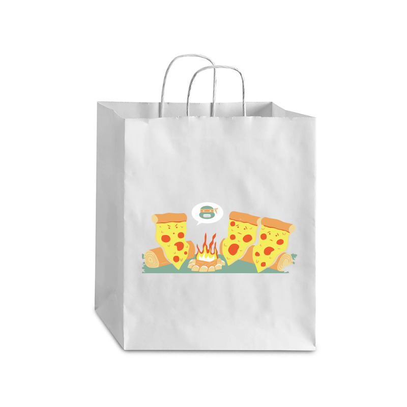 Pizza Campfire Story Debie Paper Bag - 10 X 5 X 13 | Artistshot