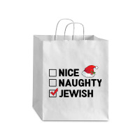 Nice Naughty Jewish Debie Paper Bag - 10 X 5 X 13 | Artistshot