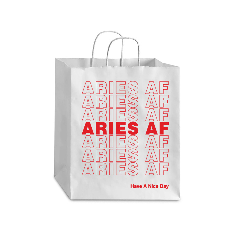 Aries Af Debie Paper Bag - 10 X 5 X 13 | Artistshot