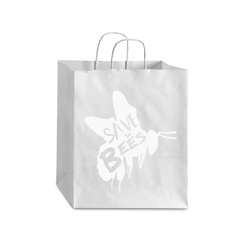 Save The Bees Debie Paper Bag - 10 X 5 X 13 | Artistshot