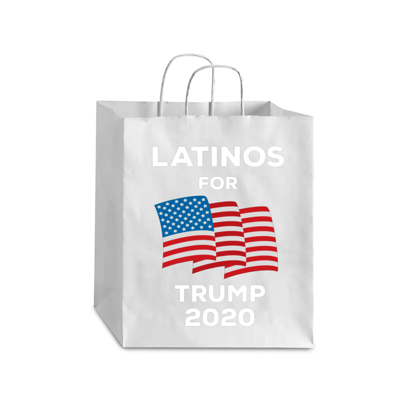 Latinos For Trump 2020 Debie Paper Bag - 10 X 5 X 13 | Artistshot