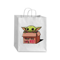 Adopt A Baby Mandalorian Baby Yoda Debie Paper Bag - 10 X 5 X 13 | Artistshot